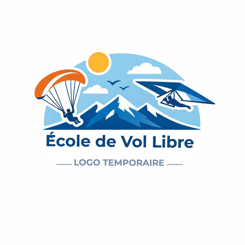 École de vol libre - Logo temporaire
